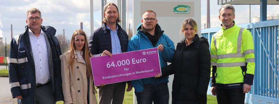 Evonik Lülsdorf unterstützt Kindereinrichtungen mit insgesamt 64.000 Euro