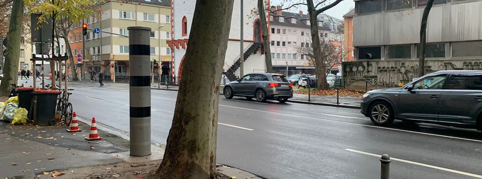 Blitzer am Mainzer Holzturm: Versuchen Autofahrer, ihn zu umfahren?