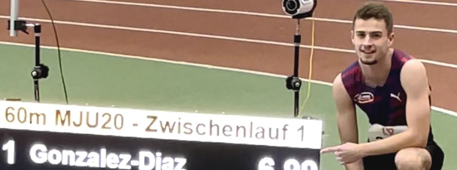Lülsdorfer Sprinter Luis Gonzales-Diaz erfolgreich bei den Nord-Rhein-Hallenmeisterschaften