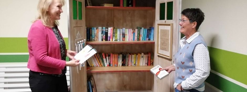Öffentlicher Bücherschrank im Birgland