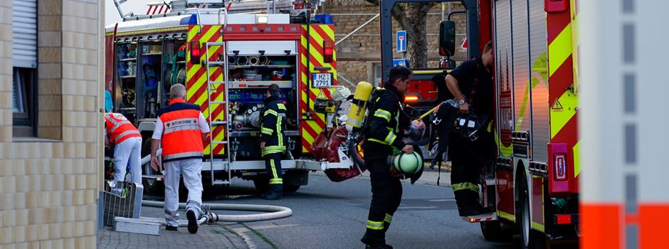 Zwei Verletzte bei Brand in Laubenheim