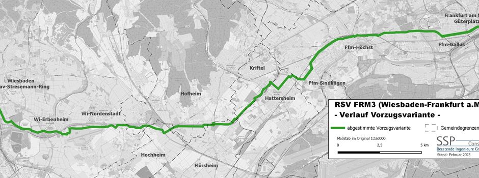 Radschnellweg von Wiesbaden nach Frankfurt: So laufen die Planungen