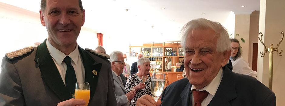 „Gut Ziel“: Erster Schützenkönig des Vereins feiert 102. Geburtstag