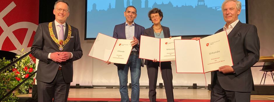 Biontech-Gründer erhalten Ehrenbürgerwürde der Stadt Mainz