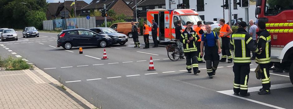 Rheidt: Unfall im Kreuzungsbereich Südstraße/Mondorfer Straße