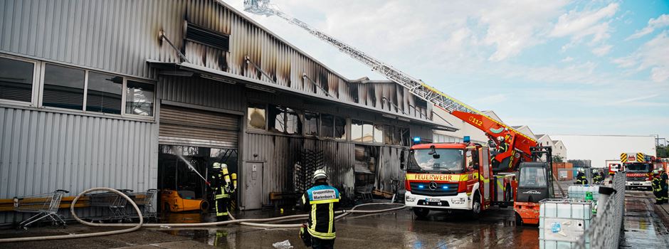 Großbrand in Mainz gelöscht