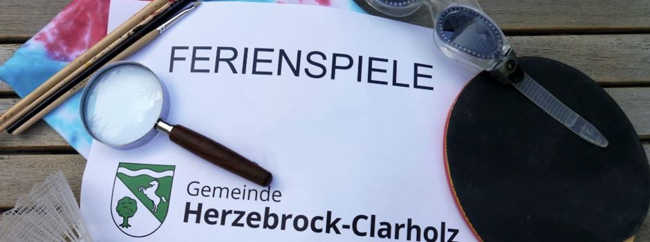 Ferienspiele in Herzebrock-Clarholz mit abwechslungsreichem Programm. Angebote ab 5. Juni online buchbar.