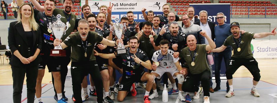Volleyball: TuS Mondorf gewinnt letztes Heimspiel und wird zum Meister gekrönt (mit Video)
