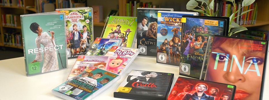 DVDs und Konsolenspiele in der Waldmühle kostenfrei ausleihen