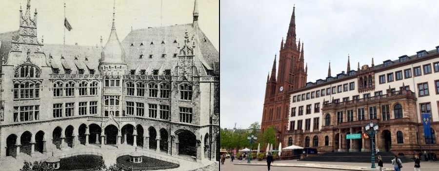 Vor 77 Jahren wurden Teile Wiesbadens bei einem Bombenangriff zerstört
