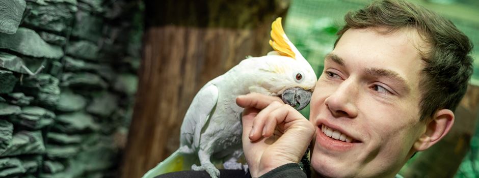 Weltvogelpark: Linus Brenner ist der bundesweit beste Tierpfleger