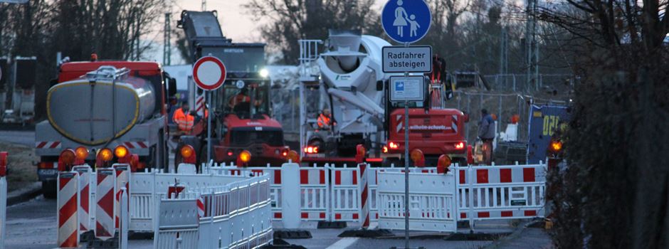 Mehrwöchige Vollsperrung der Mainzer Straße in Mainz-Kastel