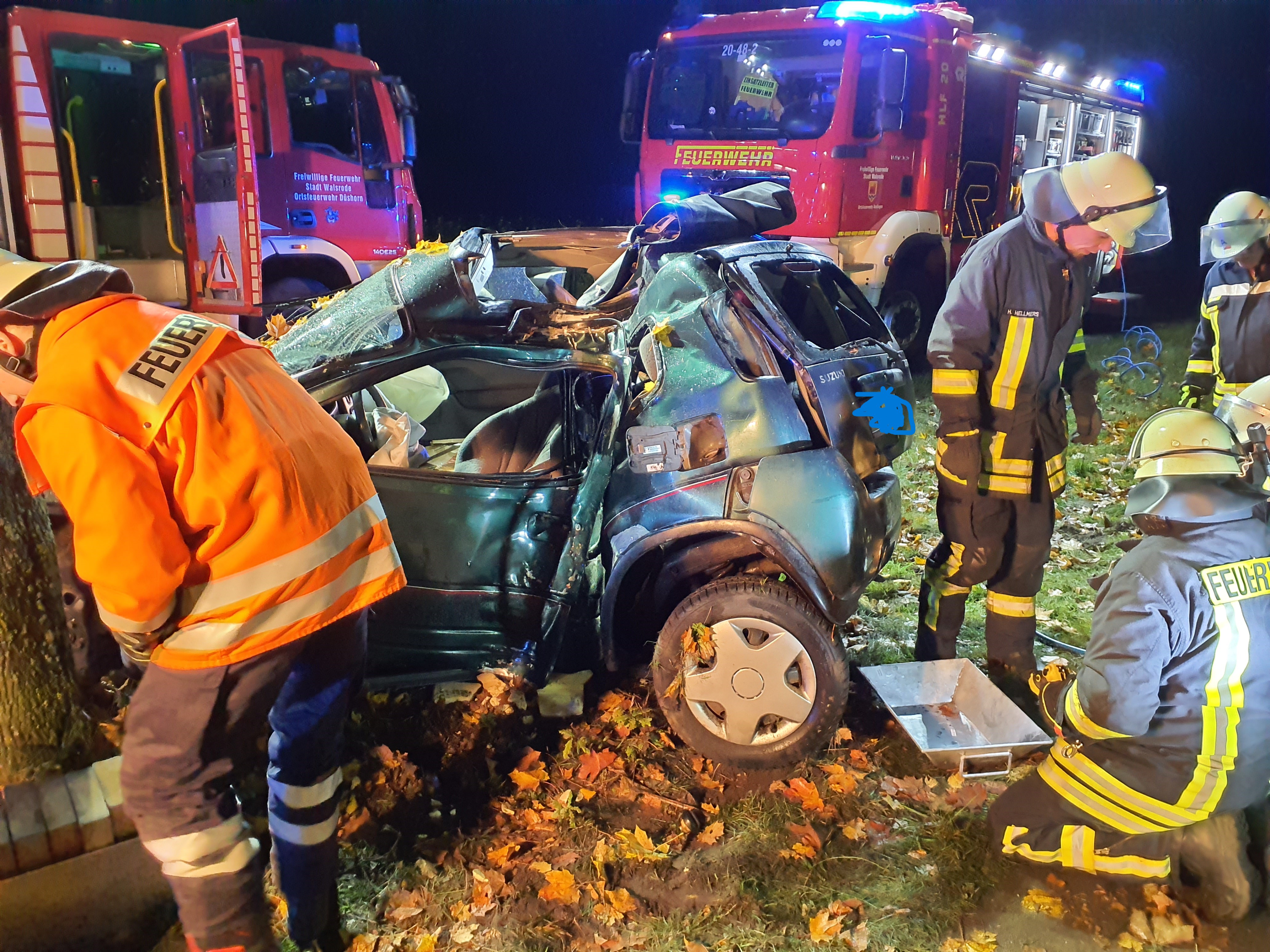 Schwerer Verkehrsunfall