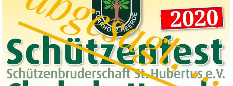 Schützenfest 2020 in Clarholz-Heerde – Absage!