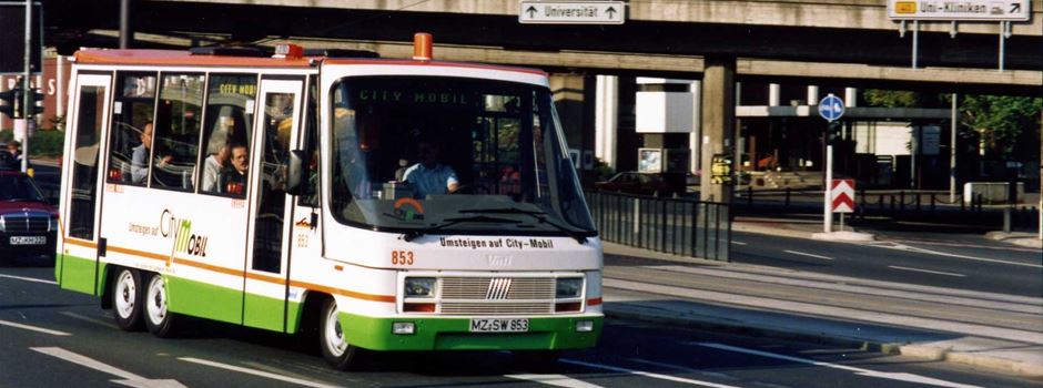 Mainz früher: Als Mini-Busse durch die Stadt fuhren