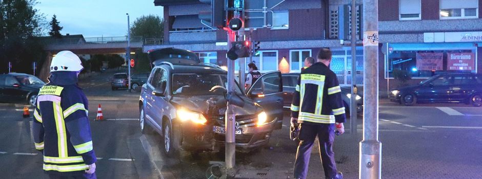 Rheidt: Verkehrsunfall mit drei Verletzten Personen (mit Videobericht)