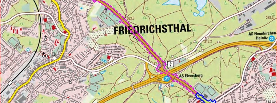 Bestandsvermessung der L 112 zwischen Elversberg und Bildstock in den Gem. Spiesen-Elversberg und Friedrichsthal