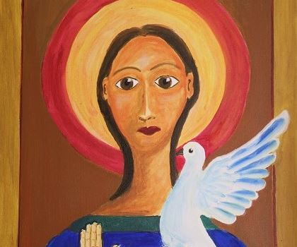 „Maria mit der Taube“
