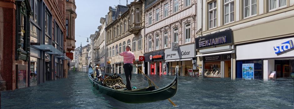 Wiesbadener Innenstadt wird „überschwemmt“