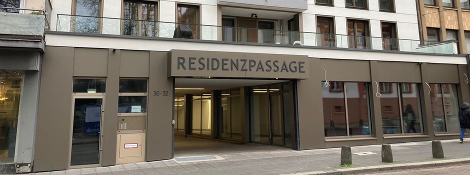 Neue Residenzpassage in Mainz kurz vor der Eröffnung