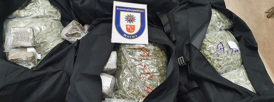 Kriminalpolizei landet Coup: Rund 100 Kilo Drogen sichergestellt