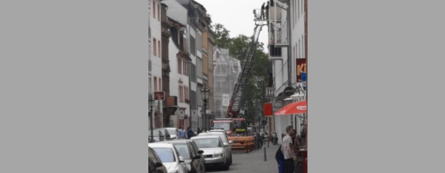 Kurioser Feuerwehr-Einsatz in Mainzer Altstadt