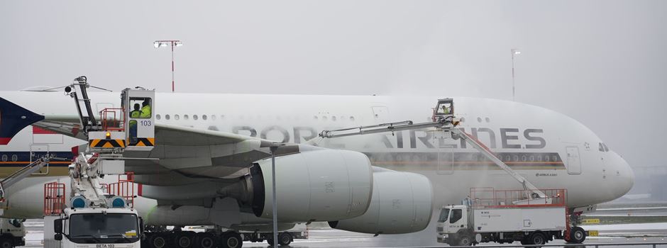 Flughafen Frankfurt: Störungen wegen Winter-Wetter