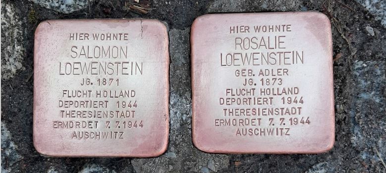 Termin vormerken: Öffentliche Verlegung weiterer STOLPERSTEINE in  Meimbressen