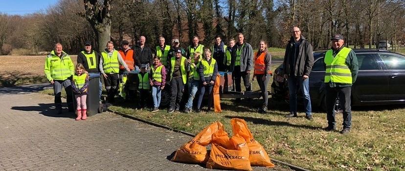 28 Gruppen bei der Aktion „Saubere Landschaft“ in Herzebrock-Clarholz