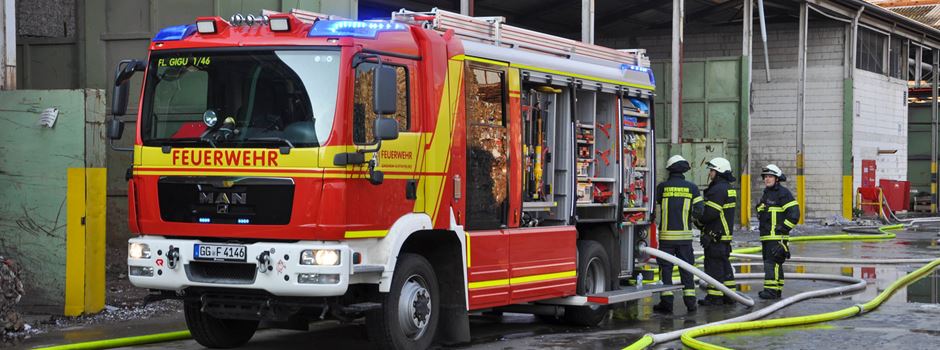 Großer Feuerwehreinsatz in Gustavsburg