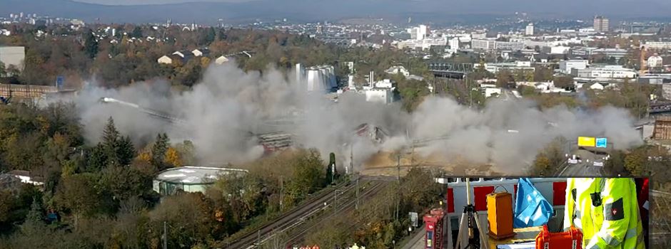 Salzbachtalbrücke gesprengt