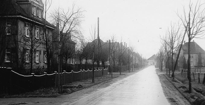 Heimatkunde: Uthofstraße in Herzebrock in den 1930-Jahren
