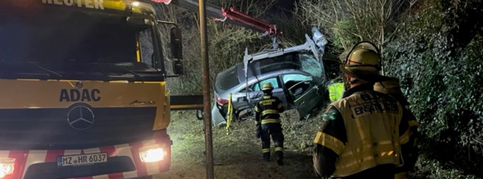 Schwerer Verkehrsunfall in Mainz