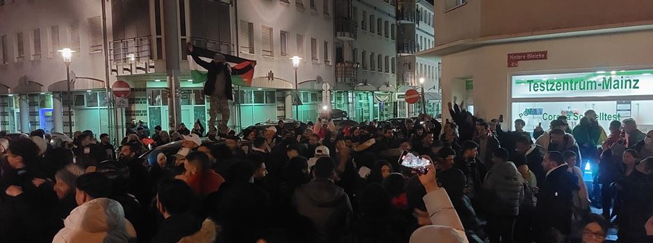 Fans in Mainz und Wiesbaden feiern Marokko-Sieg