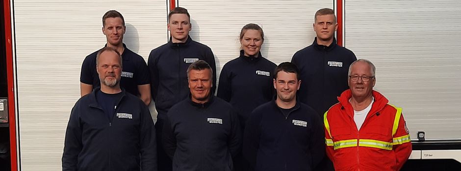 Feuerwehrleute der Ortswehr Munster sind auch Rettungsschwimmer