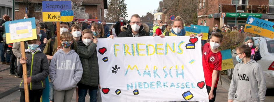 Friedens- und Solidaritätsmarsch in Niederkassel