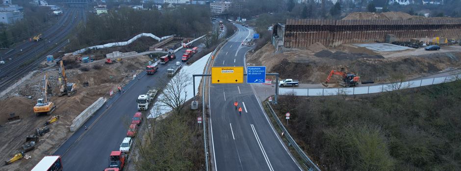 „Bedenklich“ – Polizei kritisiert Autofahrer an Baustelle Salzbachtalbrücke