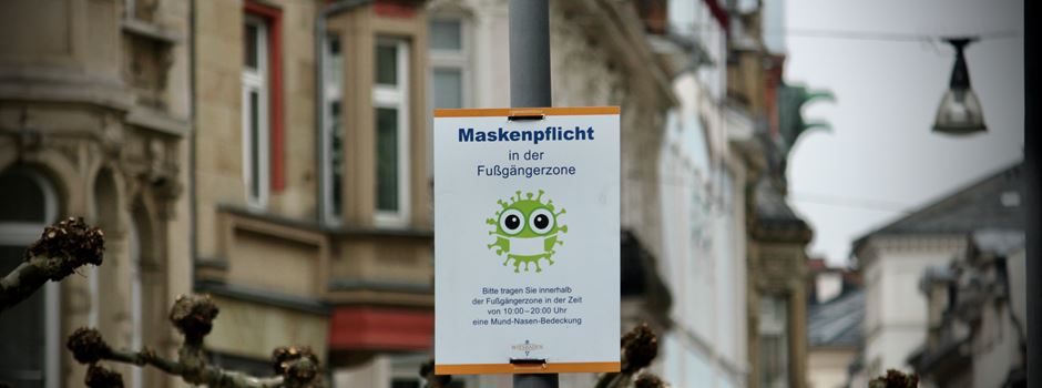 Weiter Maskenpflicht und Alkoholverbot in Wiesbaden