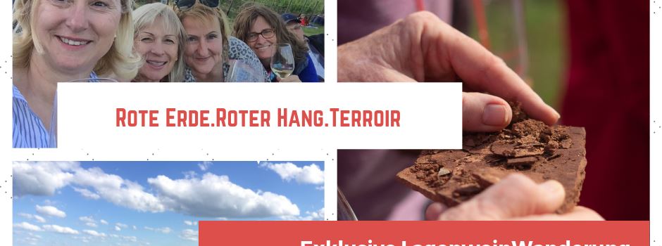 Nierstein am 31.08.2019: Exklusive LagenweinWanderung „Rote Erde. Roter Hang. Terroir.“
