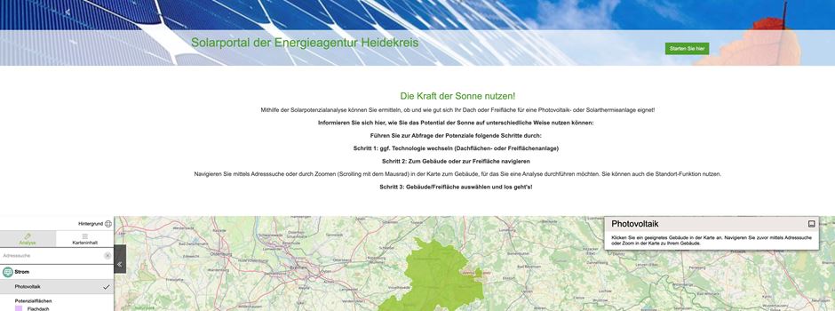 „Solarportal Heidekreis“ geht online