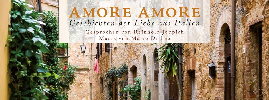 AMORE, AMORE – Italienischer Abend, Lesung mit Musik & 3-Gänge Dinner, 05.12., 17:30 h, Gut Leben am Morstein, Westhofen