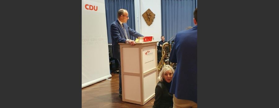 Klima-Kleberin identifiziert: Mainzerin störte Merz-Rede