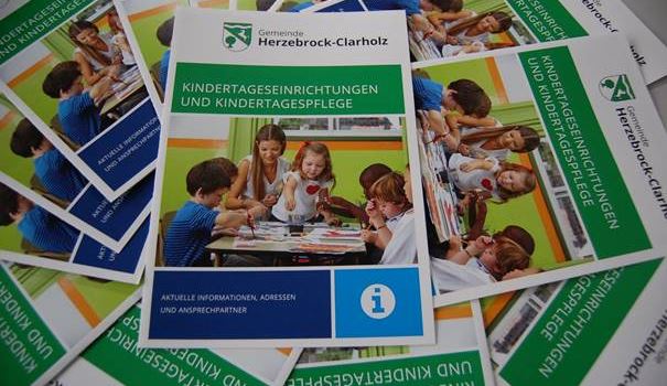 Neuer Flyer in Herzebrock-Clarholz: Übersicht der Kindertageseinrichtungen und Kindertagespflege