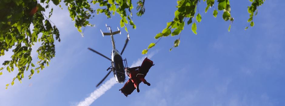 Hubschrauber-Rettung nach Reitunfall