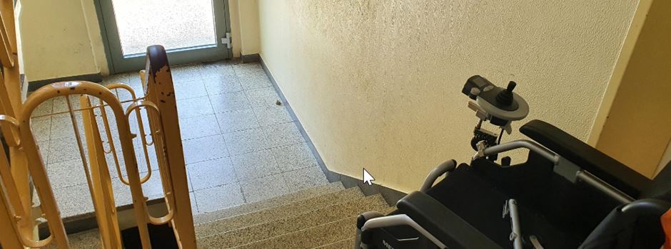 Kein Aufzug: Mainzer Rollstuhlfahrer kommt nicht mehr aus seiner Wohnung