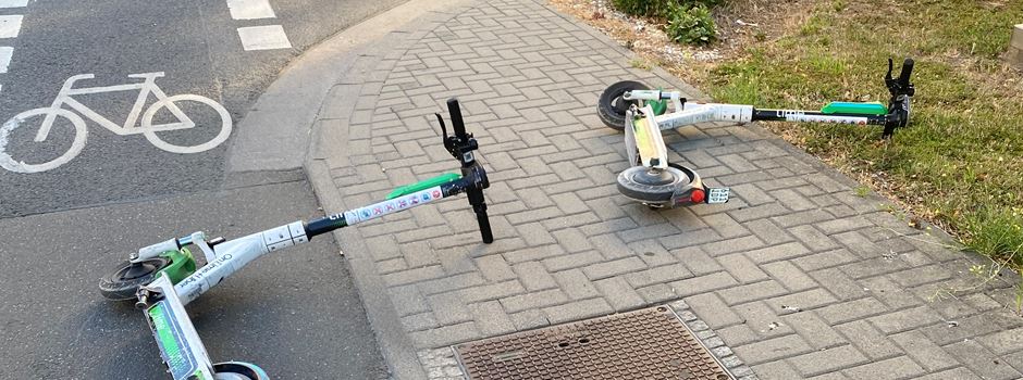 Könnten Autoparkplätze in Wiesbaden zu E-Scooter-Stellplätzen werden?