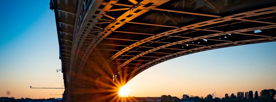 Theodor-Heuss-Brücke wird teilgesperrt: Bauarbeiten beginnen