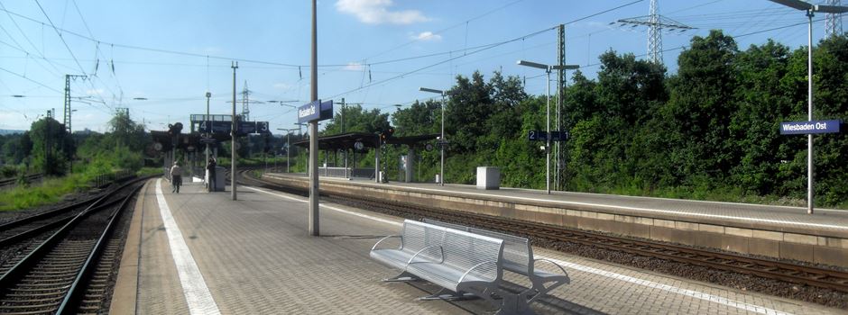 In den nächsten Tagen wird es laut am Bahnhof Wiesbaden Ost