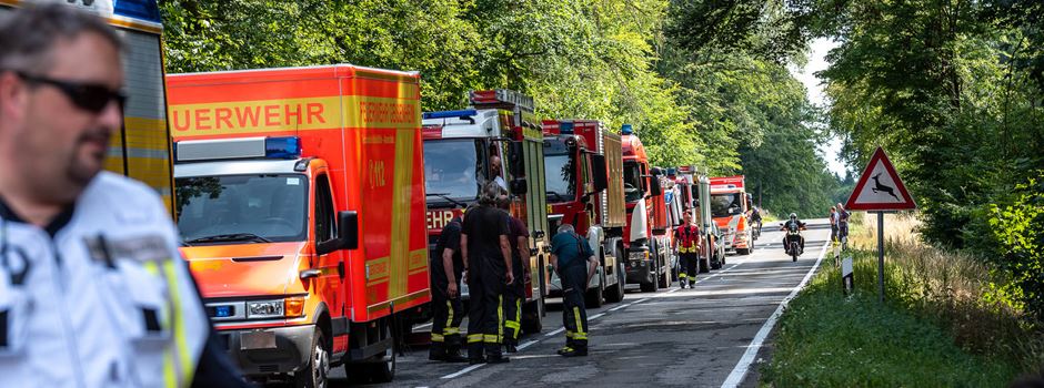 Sieben Stunden lang im Einsatz: Großer Waldbrand in Geisenheim