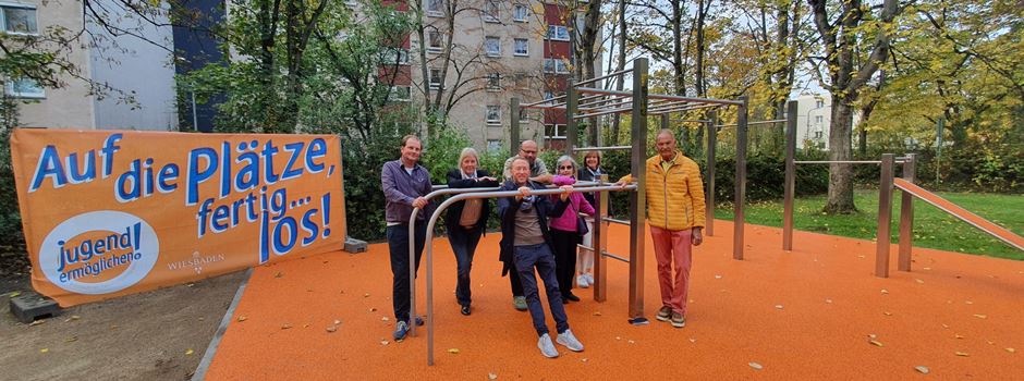 Neuer Calisthenics-Park in Wiesbaden eröffnet